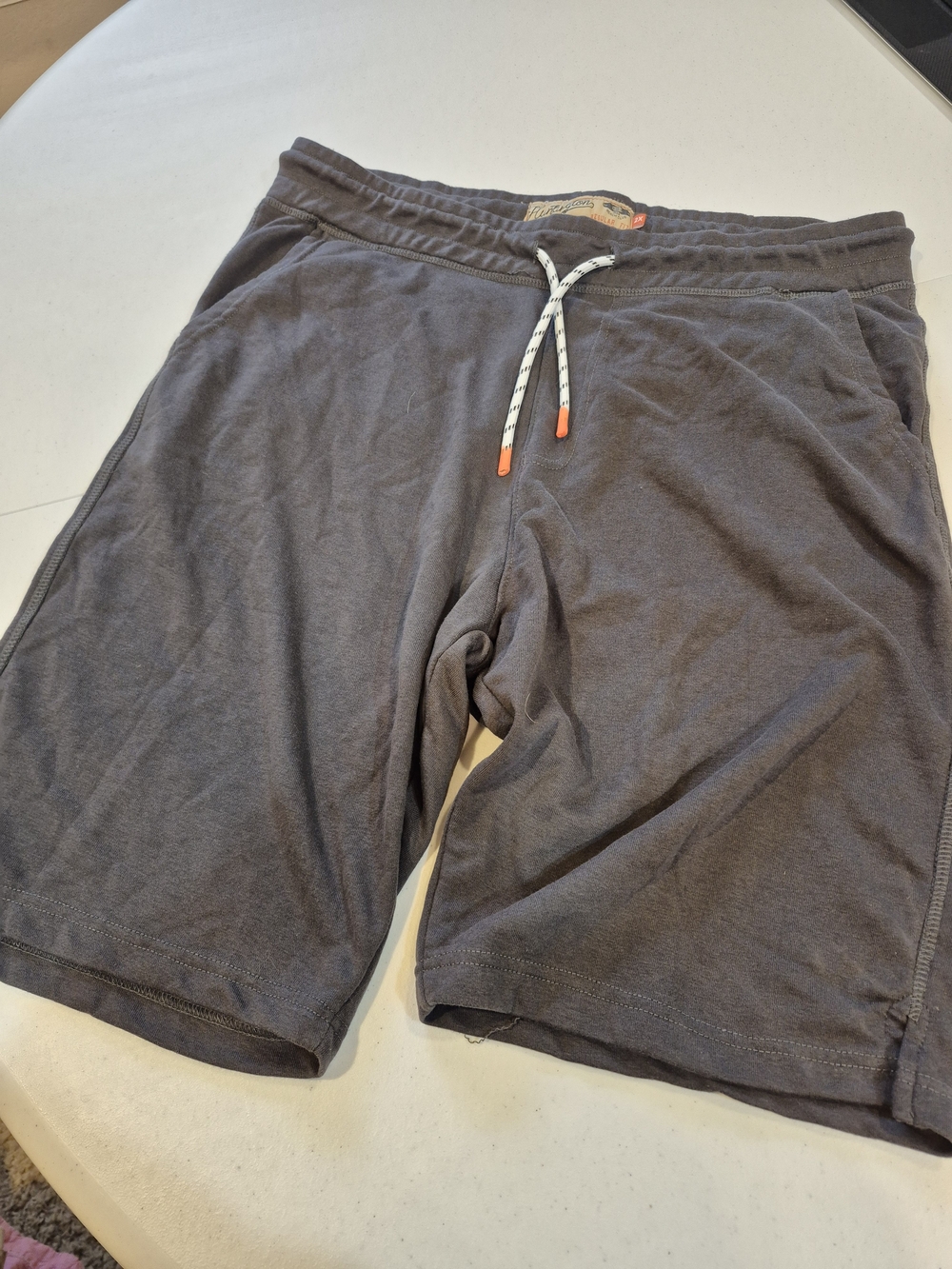 Huntington Beach Charcoal Drawstring Lounge Shorts 4823